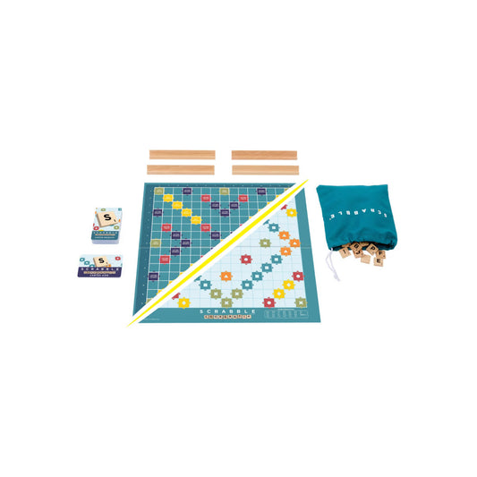 Scrabble Classique - 2 Jeux en 1 - Version Bois