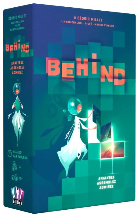 Behind