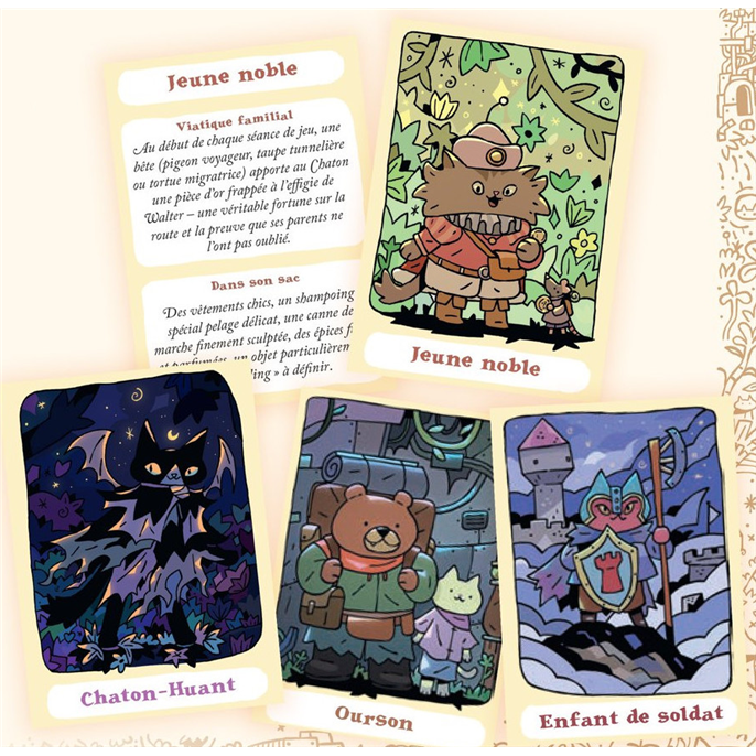 Donjons & Chatons : Cartes Petites Enfances