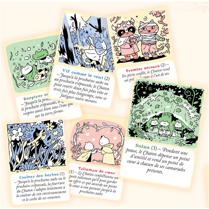 Donjons & Chatons : Set de cartes de miagie
